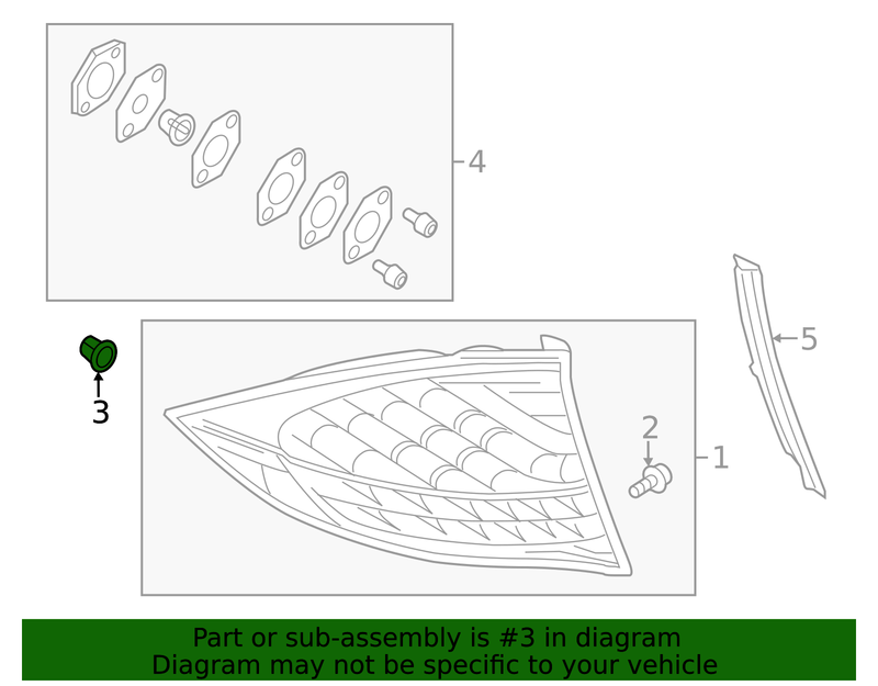 Genuine Porsche parts diagram
