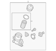 Genuine Porsche parts diagram
