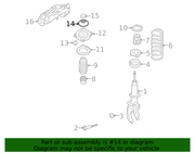 Genuine Porsche parts diagram