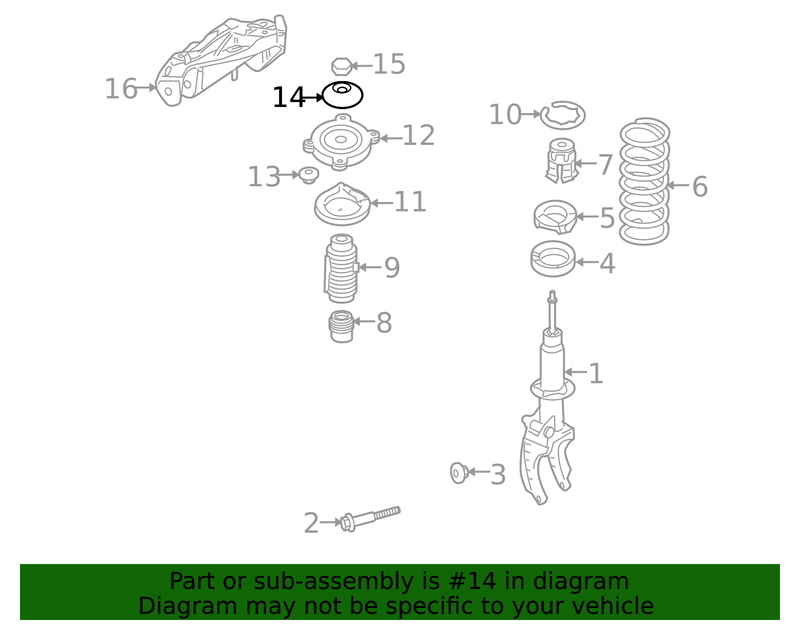 Genuine Porsche parts diagram