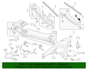Genuine Porsche parts diagram