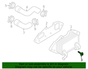 Genuine Porsche parts diagram