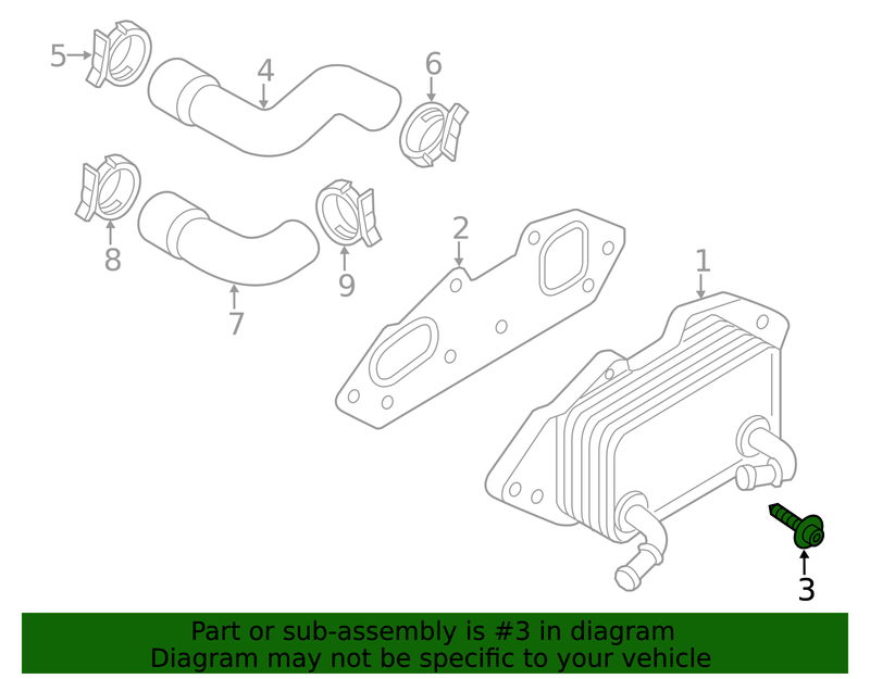 Genuine Porsche parts diagram
