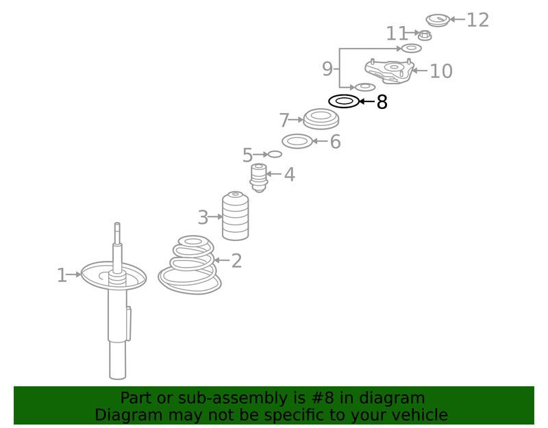 Genuine Porsche parts diagram