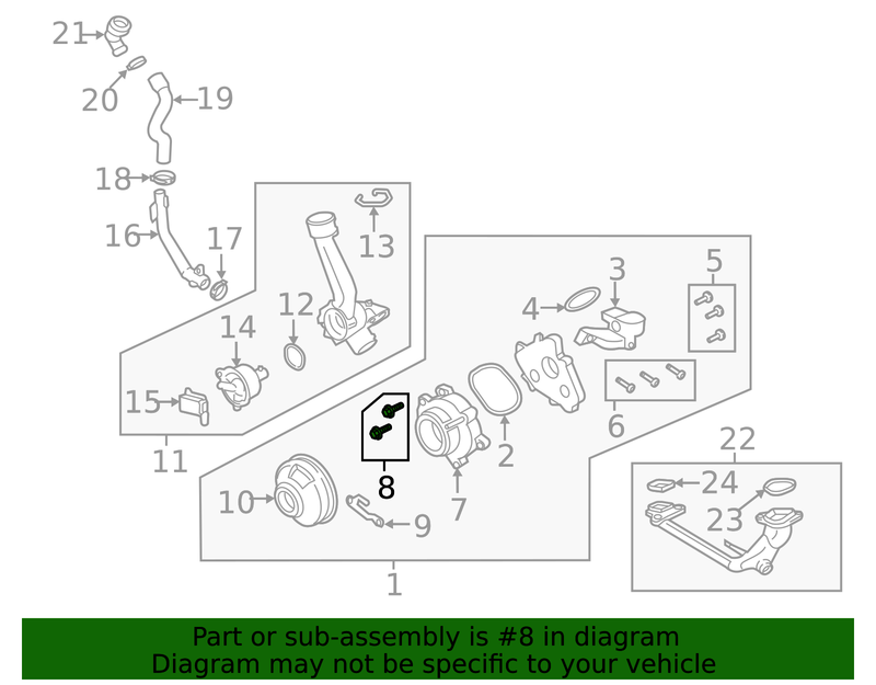 Genuine Porsche parts diagram