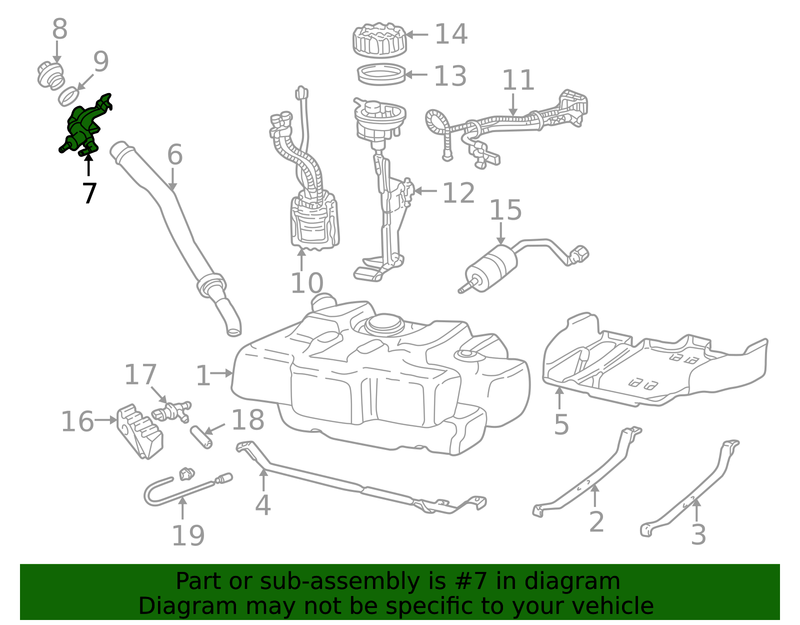 Genuine Porsche parts diagram