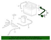 Genuine Porsche parts diagram