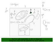 Genuine Porsche parts diagram