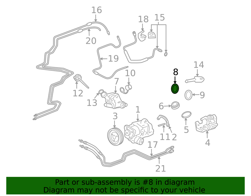 Genuine Porsche parts diagram