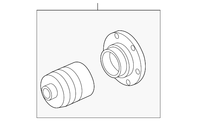 Genuine Porsche parts diagram
