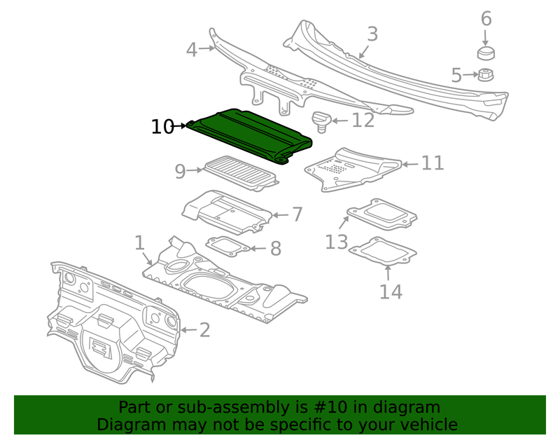 Genuine Porsche parts diagram