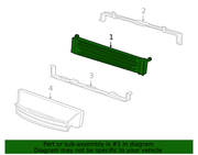 Genuine Porsche parts diagram