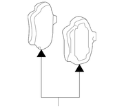 Genuine Porsche parts diagram