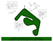 Genuine Porsche parts diagram
