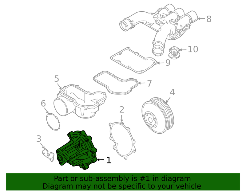 Genuine Porsche parts diagram