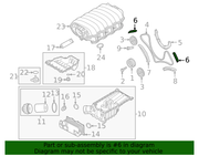 Genuine Porsche parts diagram