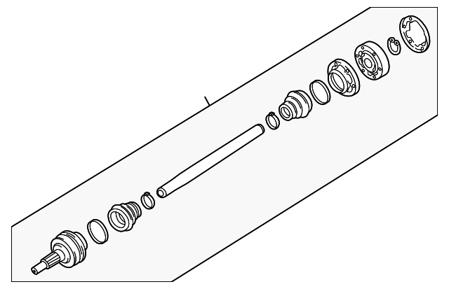 Genuine Porsche parts diagram