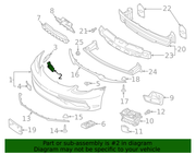 Genuine Porsche parts diagram