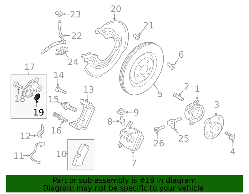 Part can be found as reference #19 in illustration