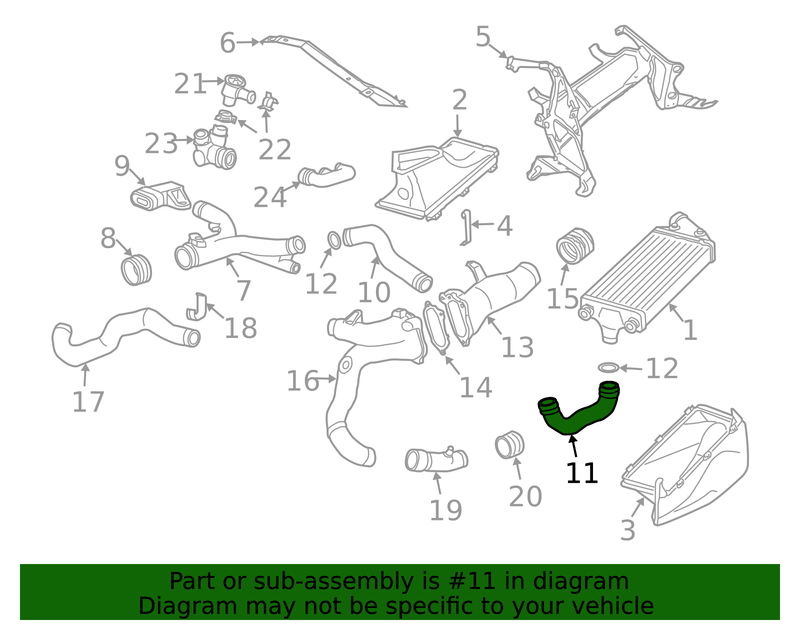 Genuine Porsche parts diagram
