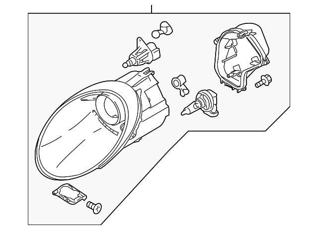 Genuine Porsche parts diagram