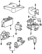 Genuine Porsche parts diagram