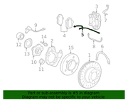 Genuine Porsche parts diagram