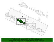 Genuine Porsche parts diagram
