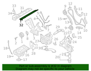 Genuine Porsche parts diagram