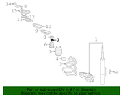 Genuine Porsche parts diagram