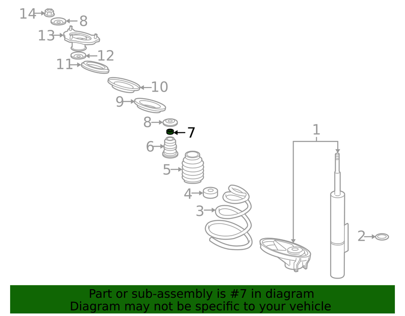 Genuine Porsche parts diagram