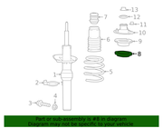 Genuine Porsche parts diagram