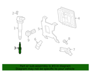 Genuine Porsche parts diagram