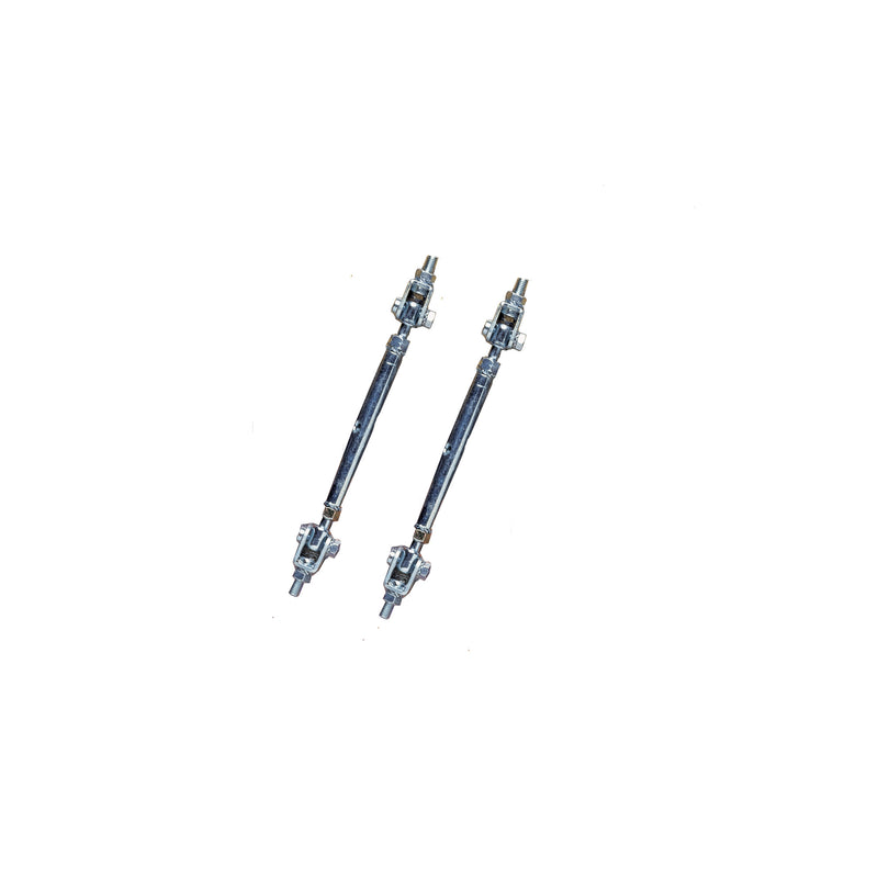PAIR ZINC PLATED STEEL STAYBAR