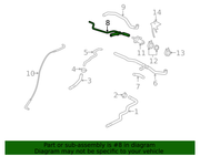Genuine Porsche parts diagram