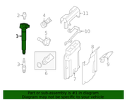 Genuine Porsche parts diagram