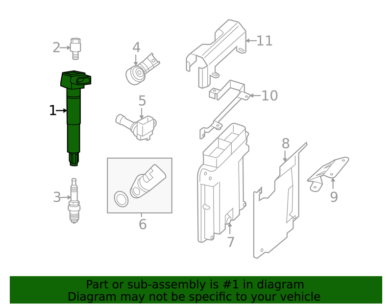 Genuine Porsche parts diagram