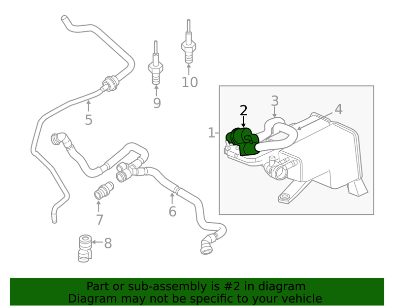 Genuine Porsche parts diagram