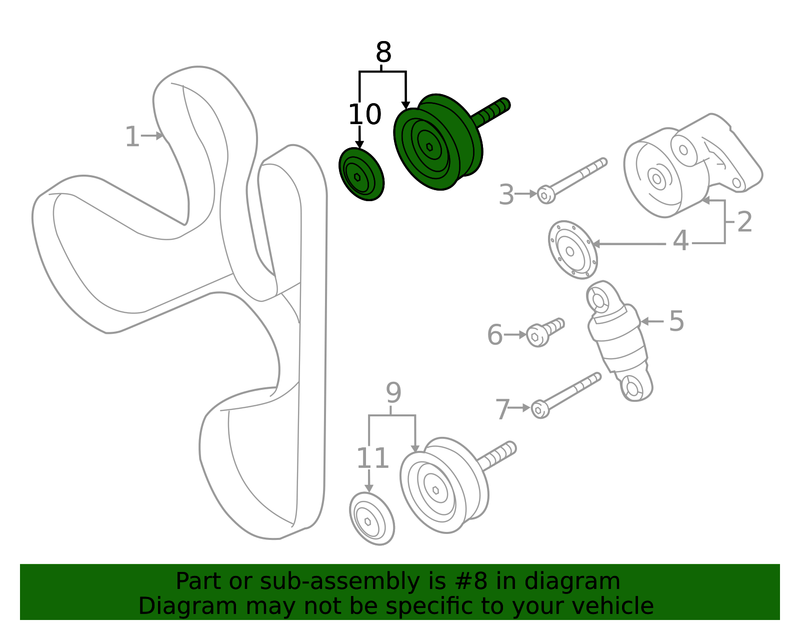Genuine Porsche parts diagram