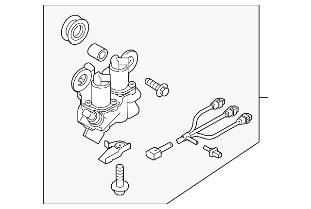 Genuine Porsche parts diagram