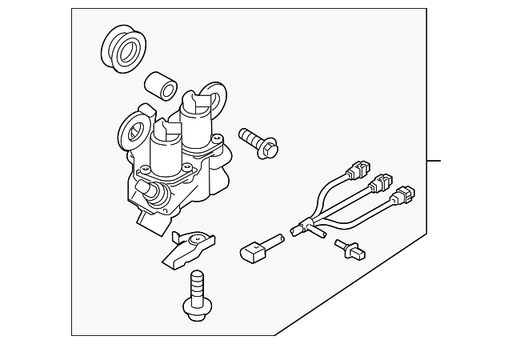 Genuine Porsche parts diagram