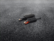 Genuine Porsche Key Pouch In Alcantara - Lava Orange - 000-044-001-11-M2A