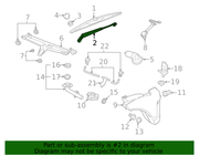 Genuine Porsche parts diagram