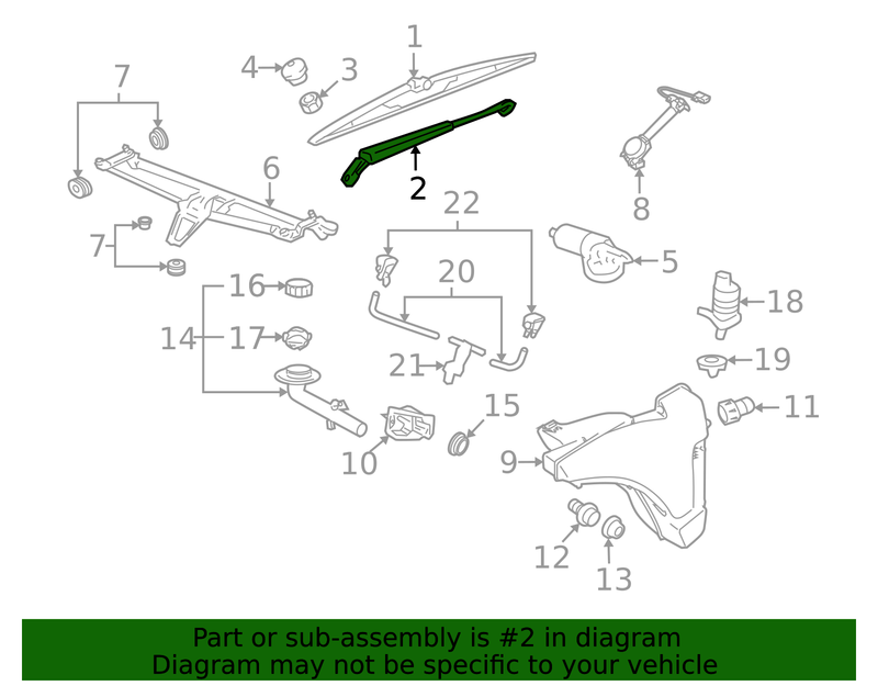 Genuine Porsche parts diagram