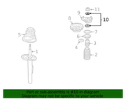 Genuine Porsche parts diagram