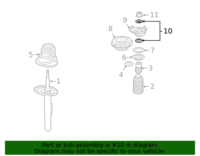 Genuine Porsche parts diagram