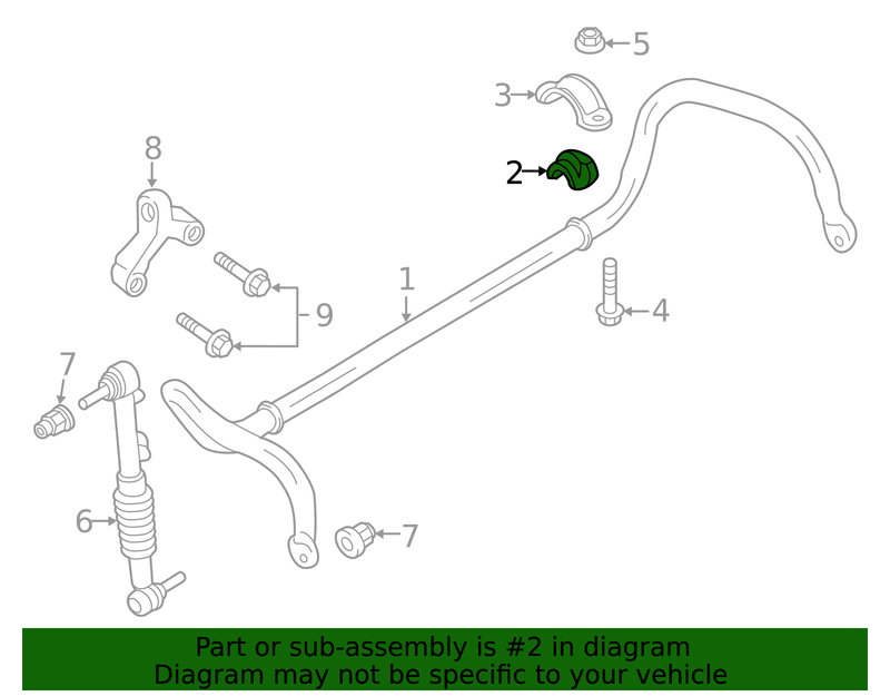 Genuine Porsche parts diagram