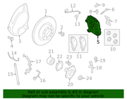 Genuine Porsche parts diagram