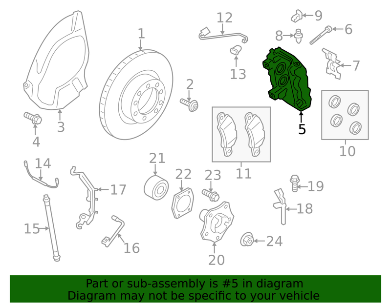 Genuine Porsche parts diagram