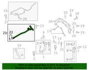 Genuine Porsche parts diagram